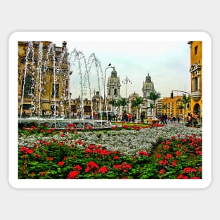 Plaza de Armas, Lima, Peru Sticker